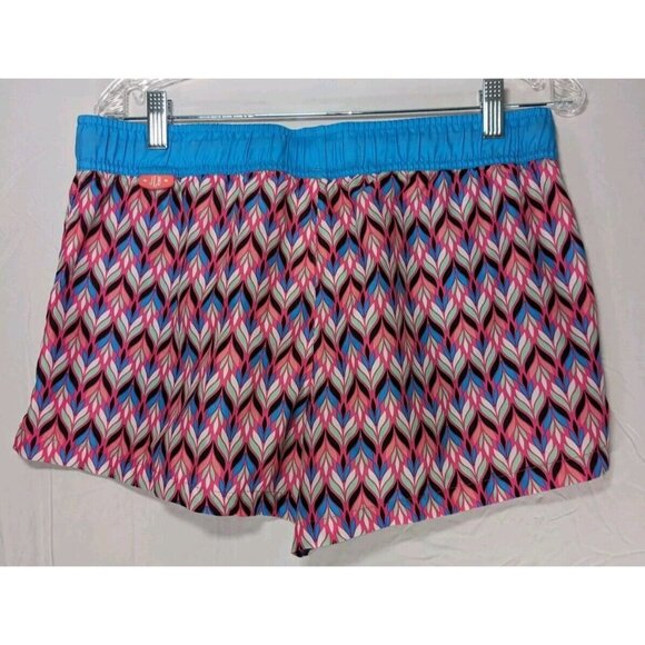 Jadelynn Brooke Womens Any Occasion Shorts Large Pink Blue Athletic Running - Picture 2 of 6